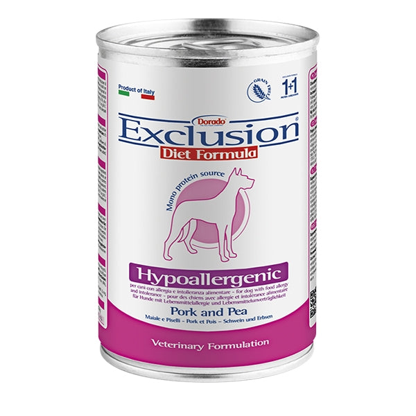 Diet Hypoallergenic Maiale e Piselli 200GR Exclusion