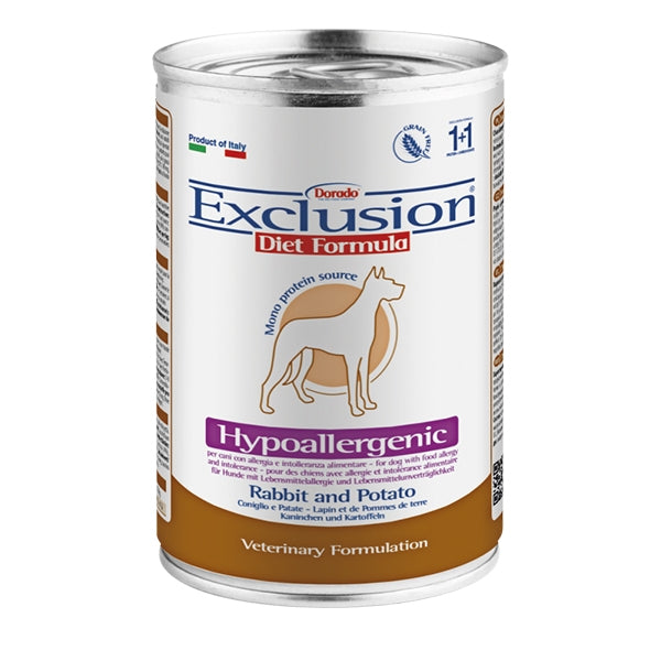 Diet Hypoallergenic Coniglio e Patate 400GR Exclusion