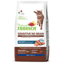 Natural Sensitive No Grain Adult Cat con Trota e Cereali Integrali 300GR Trainer