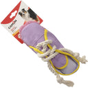 Dog Toy: Polyester Sneakers with Rope and Squeaker