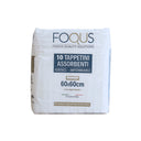FOQUS TAPPETINI ASSORBENTI 10 PZ 60x60 CON ADESIVI