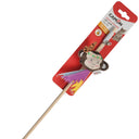 Wooden Cane with Indian Theme Figure with Catnip and Bell