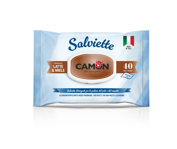 Salviettine Detergenti al Profumo diLatte e Miele