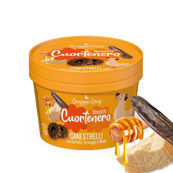 Cuortenero Canestrelli Biscuits Low Grain Cheese Carob and Honey