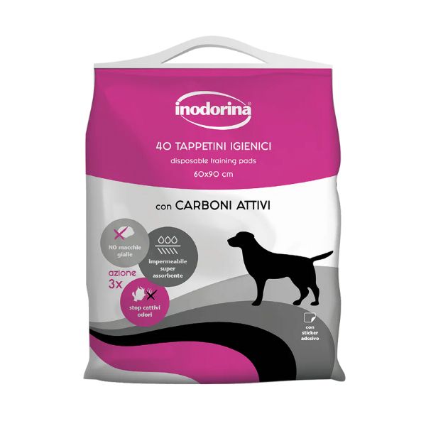 Inodorina Tappetini Training Carboni Attivi 10pz 60x60