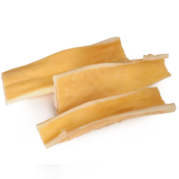 White Cowhide Head Skin Snack Strips