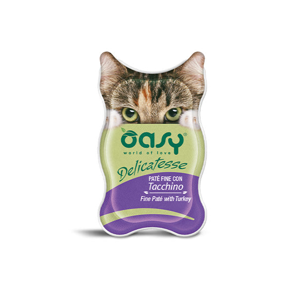 Cat Adult Delicatesse Paté Fine Con Tacchino