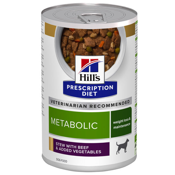 Prescription Diet Metabolic Canine Beef and Vegetable Stew