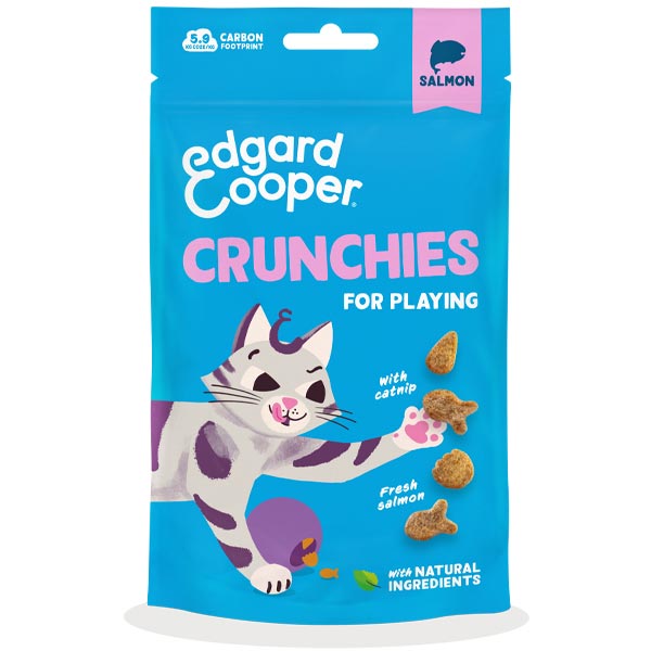 Snack Cat Crunchies with Salmon