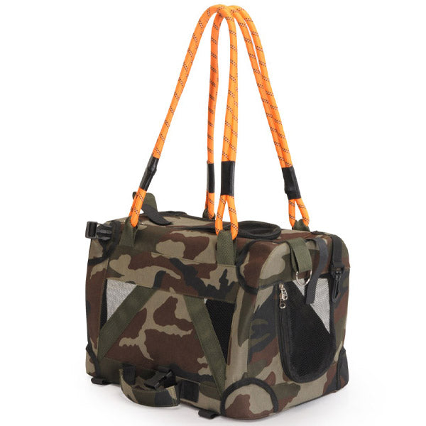 Savanna Pet Carrier Bag with Metal Frame