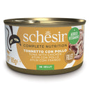 SCHESIR CAT TONNETTO POLLO FILETTI 85GR - IN GELATINA FASCIA NERA