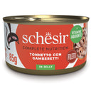 SCHESIR CAT TONNETTO GAMBERETTI 85GR - IN GELATINA FASCIA NERA