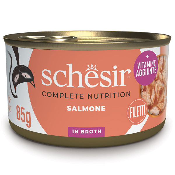 Complete Nutrition Per Gatti Adulti Filetti In Brodo Tonnetto Con Salmone