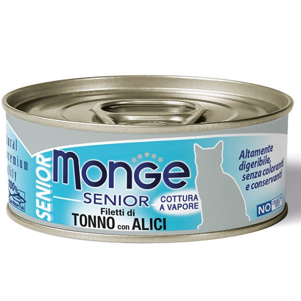 Natural Superpremium Jelly Senior Filetti di Tonno e Alici
