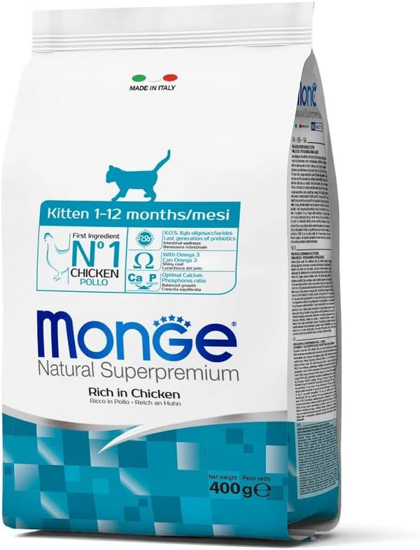 Monge Natural Superpremium Kitten Ricco di Pollo