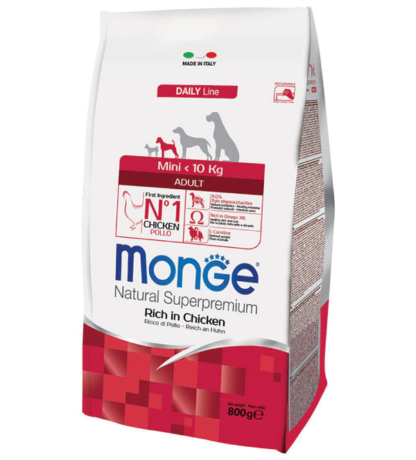 Monge Natural Superpremium Mini Adult Ricco di Pollo