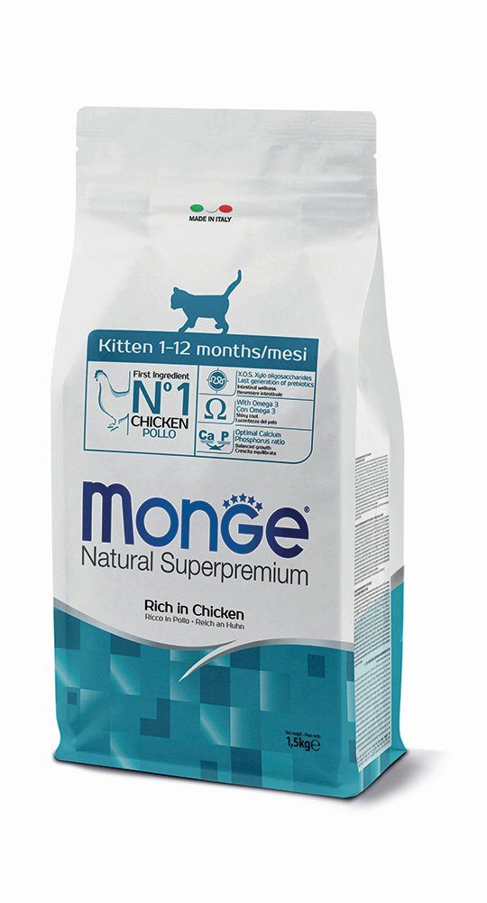 Monge Natural Superpremium Kitten Ricco di Pollo