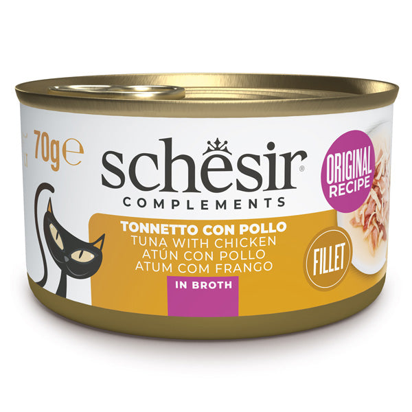 Tuna with Chicken Fillets in Cooking Broth