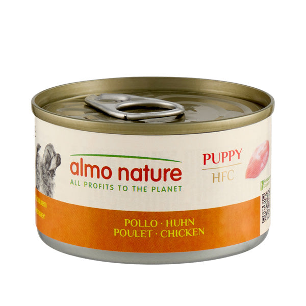 ALMO NATURE HFC PUPPY POLLO 95GR
