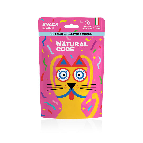 Adult Cat Snacks with Chicken and Blueberries