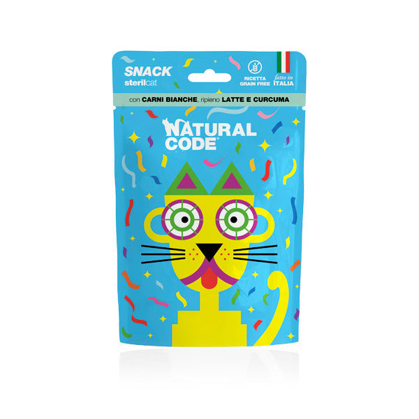 Snack Gatti Sterilizzati con Carni Bianche e Curcuma