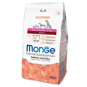 Natural Superpremium Extra Small Adult Salmon and Rice