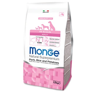 Natural Superpremium All Breeds Adult Pork, Rice and Potatoes