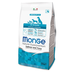 Natural Superpremium All Breeds Hypoallergenic Salmone e Tonno
