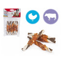 Twist Bicolore con Pollo e Pelle di Bovino - AB335