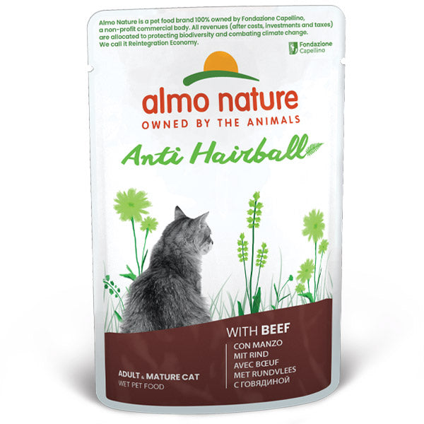 Anti Hairball con Manzo