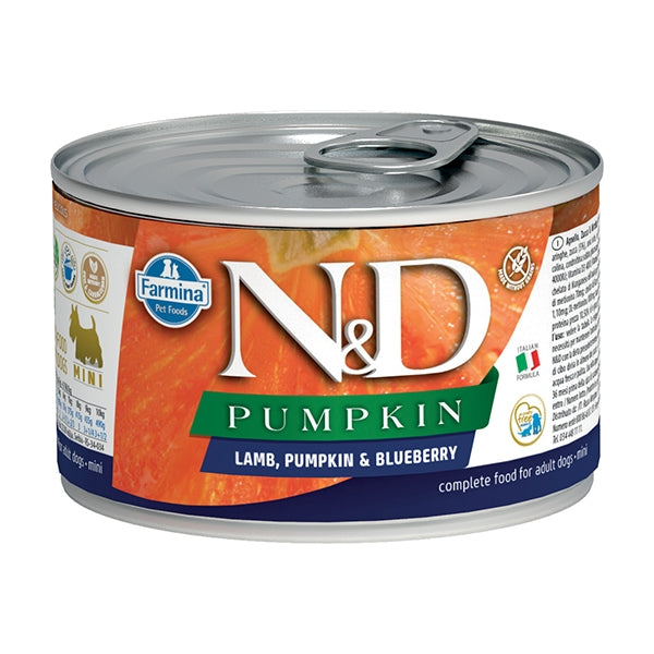 Natural & Delicious Pumpkin Mini with Lamb, Squash and Blueberry