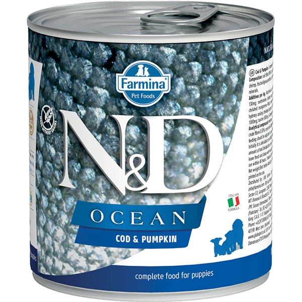 Natural & Delicious Ocean Puppy con Merluzzo e Zucca