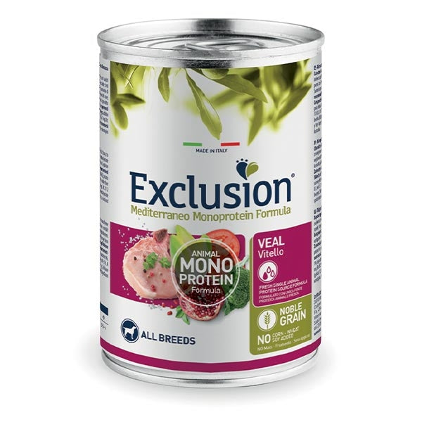 Mediterraneo Monoprotein Adult All Breed con Vitello