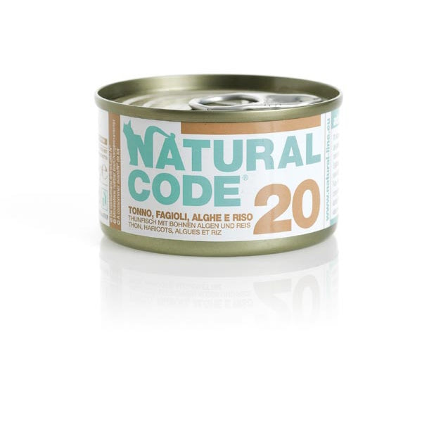 20 Tuna, Beans, Seaweed, and Rice in Cooking Water