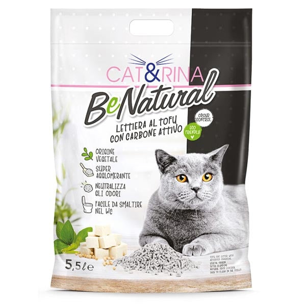 BeNatural Eco-Friendly Cat & Rina Litter with Tofu and Activated Carbon