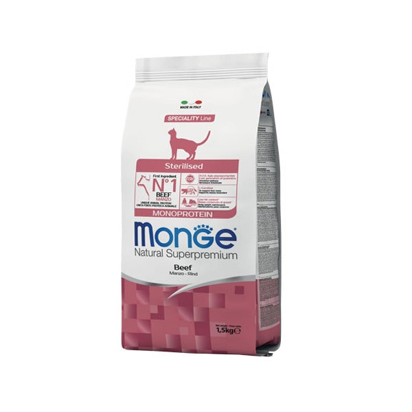 Natural Superpremium Sterilised Monoprotein con Manzo