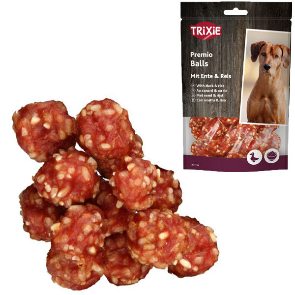 Duck and Rice Ball Dog Treats