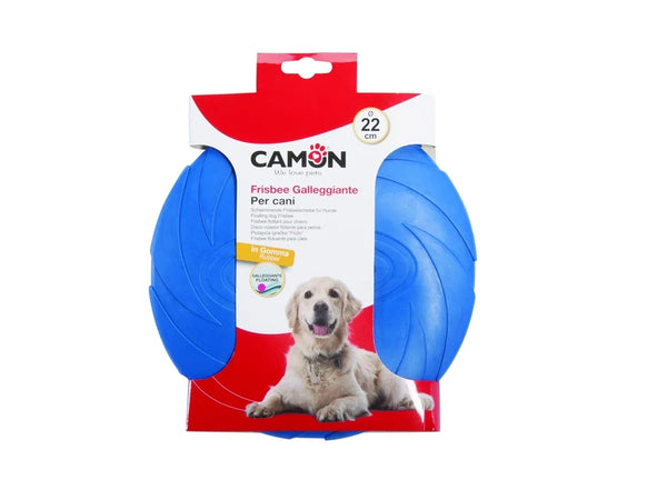 Camon Frisbee Galleggiante in Gomma Gioco per Cani Colori Assortiti
