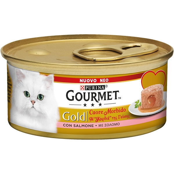 Gourmet Gold Cuore Morbido con Salmone 85gr