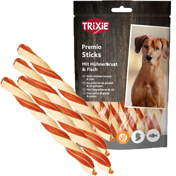 Premio Per Cani Strisce Di Pollo E Pesce