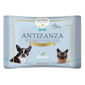 Natural Derma Pet Salviette Antizanza