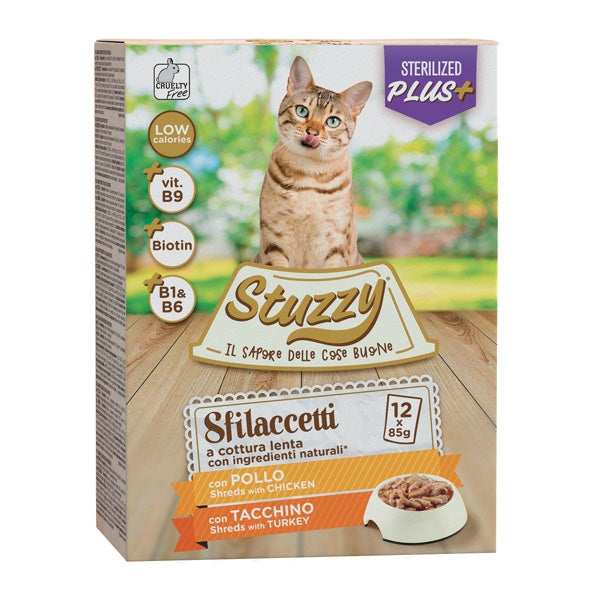 Sfilaccetti Sterilized con Pollo e Tacchino