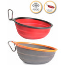 Collapsible Slanted Silicone Food Bowl | ø 20 cm x 1050 ml - C037/6