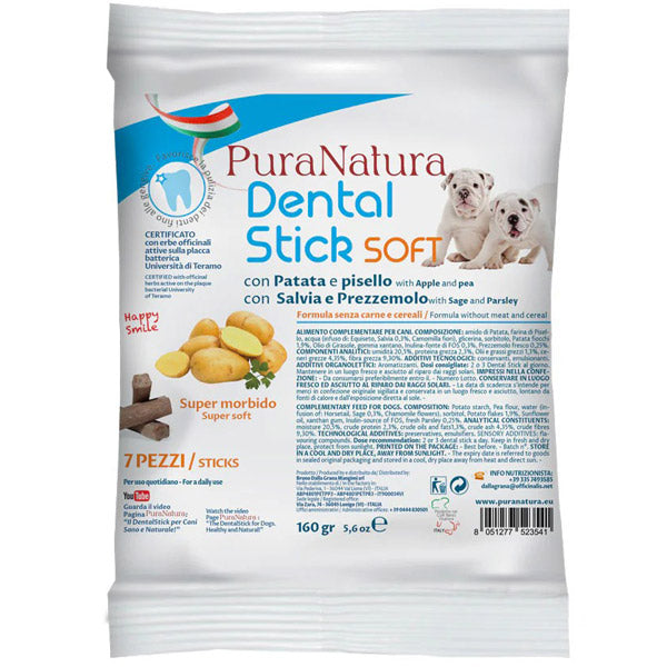 Bruno Dalla Grana Dental Stick Grain Free Patata e Pisello 160gr