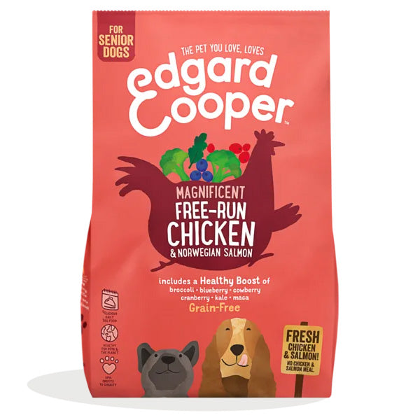 Senior Fresh Meat from Free-Range Chicken and Grain-Free Norwegian Salmon