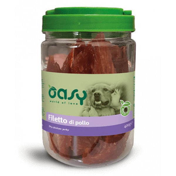 Snack per Cani Filetti di Pollo Essicati