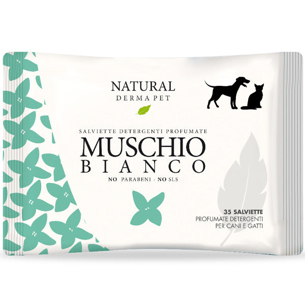 Salviette Detergenti Profumate al Muschio Bianco