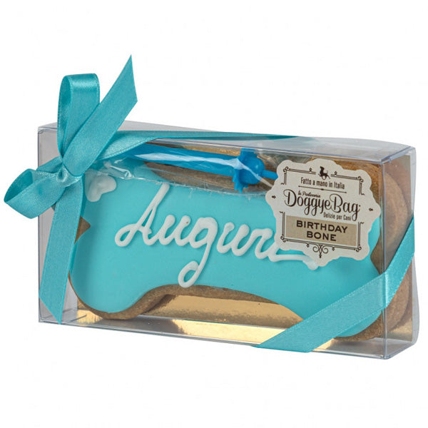 Blue Bones Birthday Dog Cake
