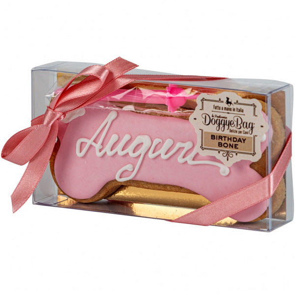 Pink Bones Birthday Dog Cake