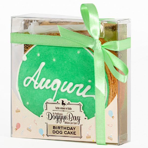 Green Dog Birthday Cake